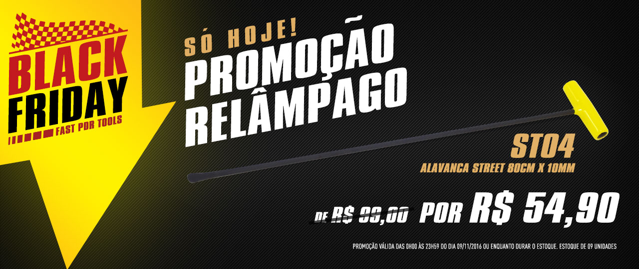 Hoje tem promoção relâmpago na Black Friday da Fast