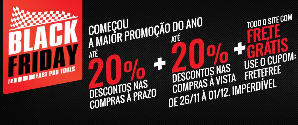 Começou a Black Friday, a maior promoção do ano!